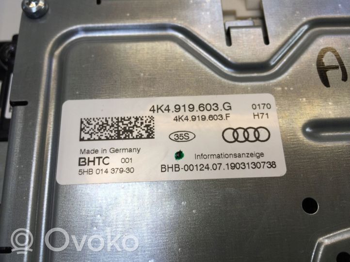 Audi A6 S6 C8 4K Monitori/näyttö/pieni näyttö 4K4919603G