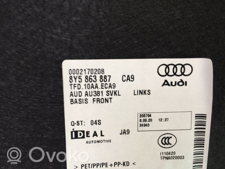 Audi A3 8Y Tavaratilan sivuverhoilu 8Y5863887