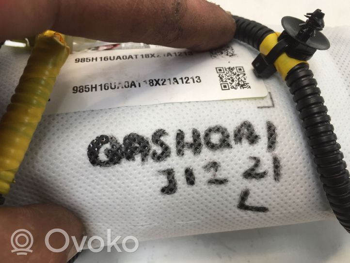 Nissan Qashqai J12 Poduszka powietrzna Airbag fotela 985H16UA0A