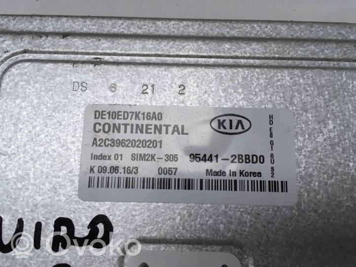 KIA Niro Module de contrôle de boîte de vitesses ECU 954412BBD0