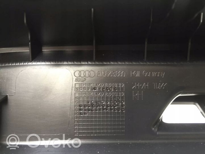 Audi Q2 - Apatinis, bagažinės šono, apdailos skydas 81A863880