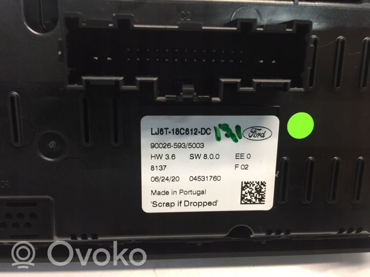 Ford Kuga III Climate control unit LJ6T18C612DC