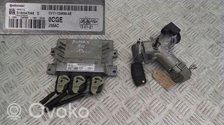 Ford B-MAX Komputer / Sterownik ECU i komplet kluczy CV1112A650AE