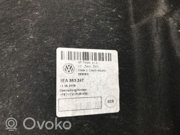 Volkswagen ID.3 Wygłuszenie tylnej części pojazdu 1EA863247