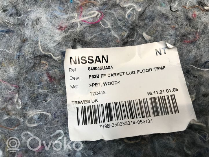 Nissan Qashqai J12 Wykładzina podłogowa bagażnika 849046UA0A