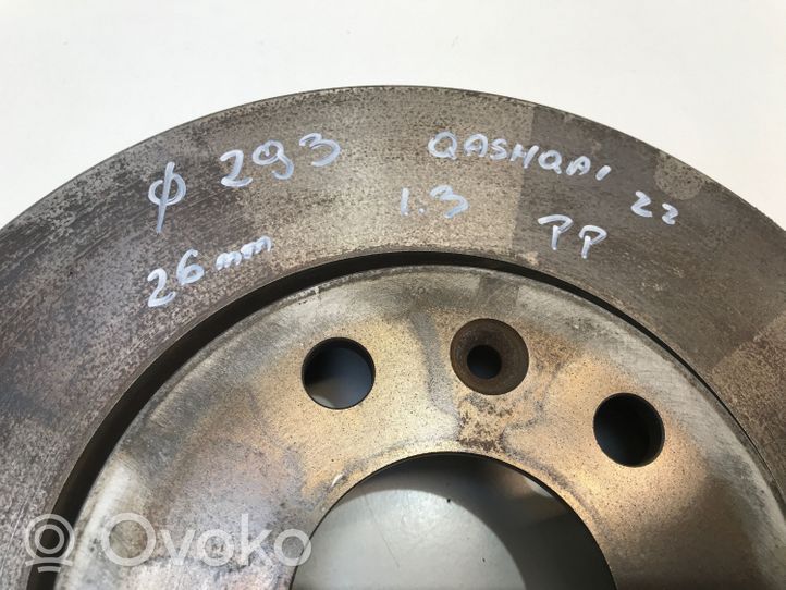 Nissan Qashqai J12 Tarcza hamulca przedniego 