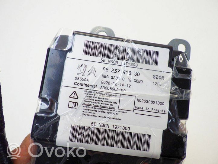 Peugeot 2008 II Airbag control unit/module 9823741380