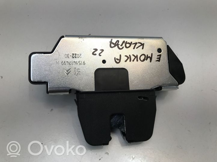 Opel Mokka B Blocco/chiusura/serratura del portellone posteriore/bagagliaio 9684648680
