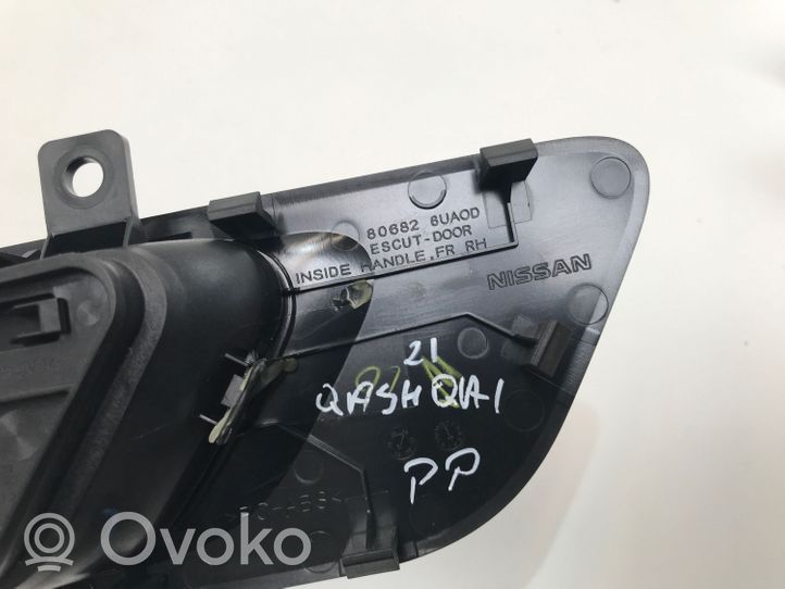 Nissan Qashqai J12 Klamka wewnętrzna drzwi przednich 806826UA0D