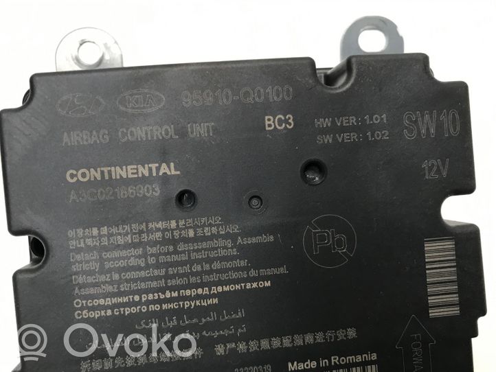 Hyundai i20 (BC3 BI3) Module de contrôle airbag 95910Q0100