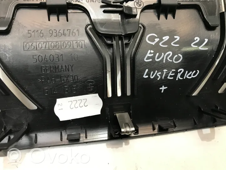 BMW 4 G22 G23 G24 G26 Wykończenie lusterka wstecznego 9364761