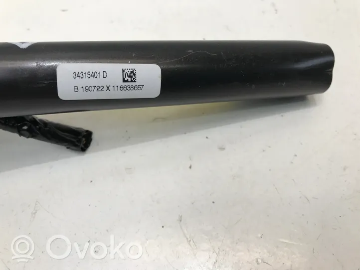 Nissan Qashqai J12 Pas bezpieczeństwa fotela przedniego 34317150C