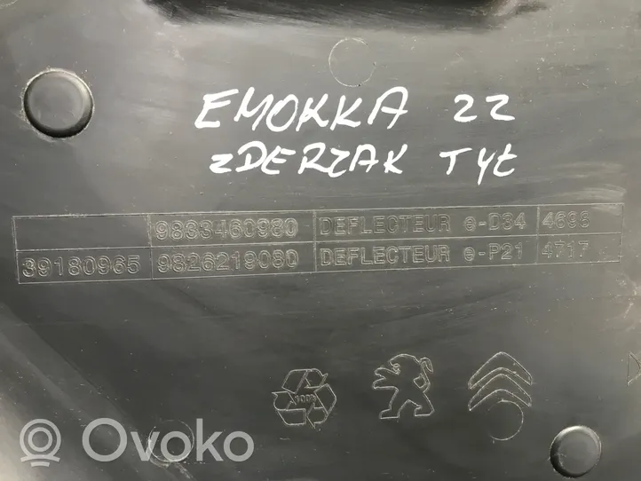 Opel Mokka B Takapuskurin alustan suoja välipohja 9833460980