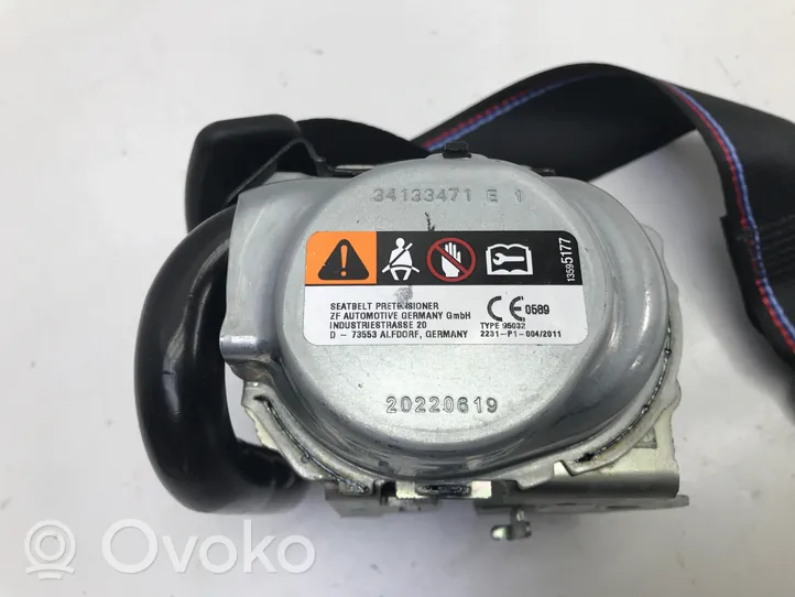 BMW iX3 G08 Pas bezpieczeństwa fotela tylnego 8076182