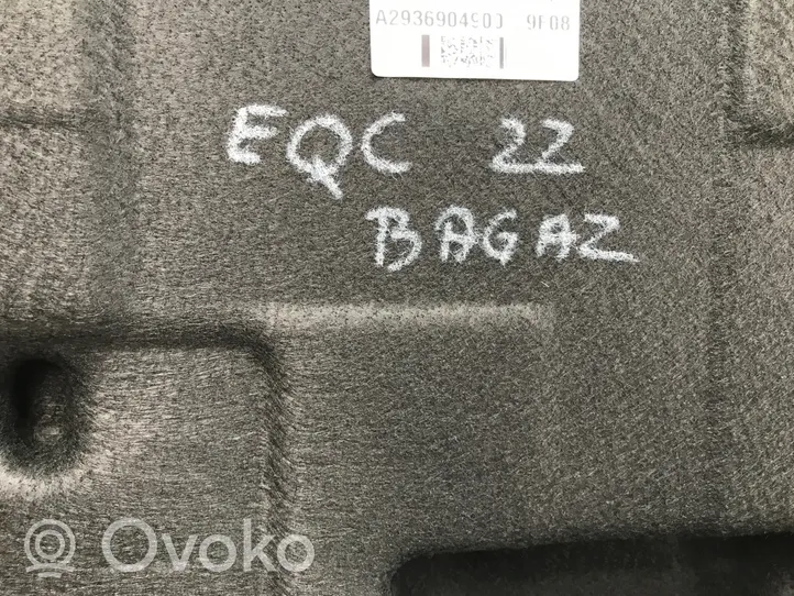 Mercedes-Benz EQC Tappeto di rivestimento del fondo del bagagliaio/baule A2936904900