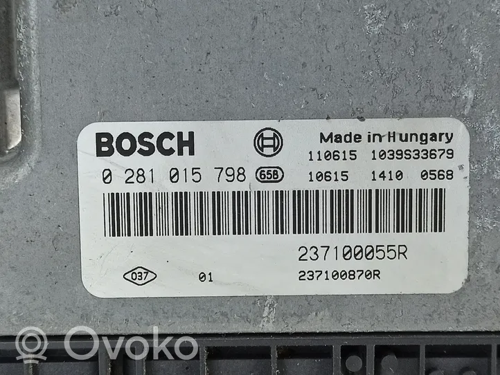 Renault Megane III Calculateur moteur ECU 237100055R