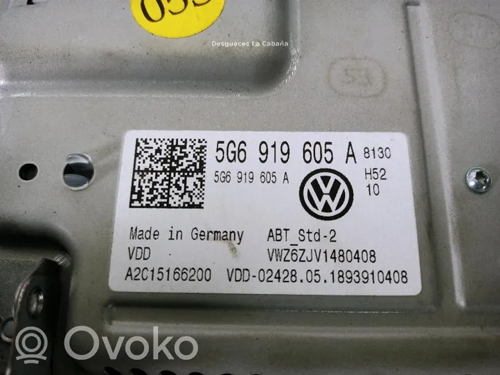 Volkswagen Polo VI AW Monitor / wyświetlacz / ekran 5G6919605A