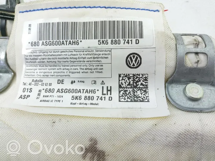 Volkswagen Golf VI Kattoturvatyyny 5K6880741D