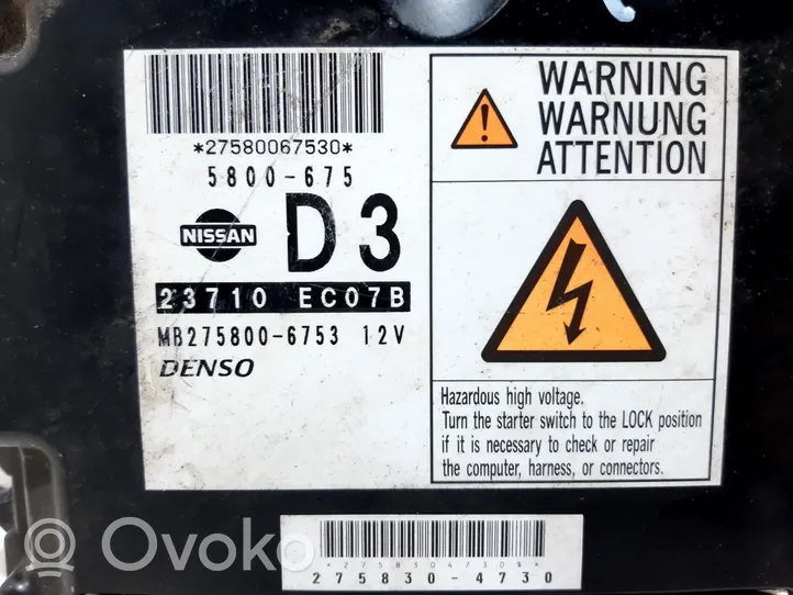 Nissan NP300 Calculateur moteur ECU 23710EC07B