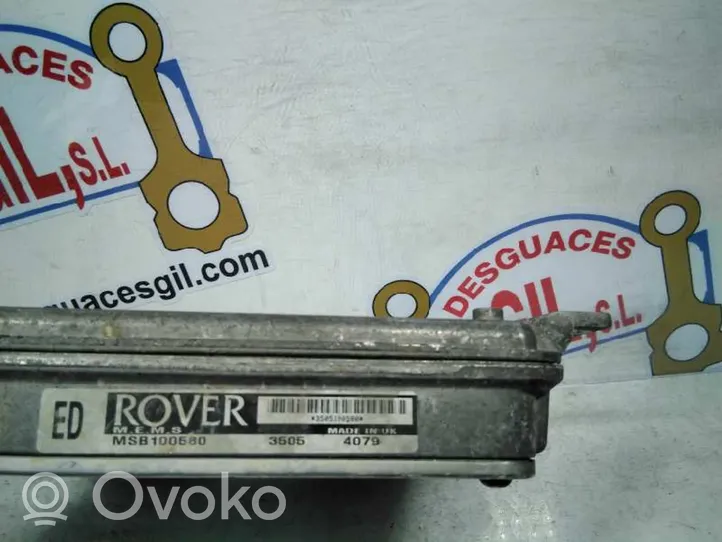 Rover Rover Calculateur moteur ECU MSB100580