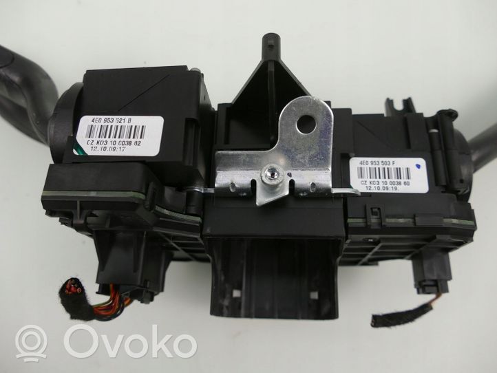 Audi A8 S8 D3 4E Pyyhkimen/suuntavilkun vipukytkin 4E0953549C