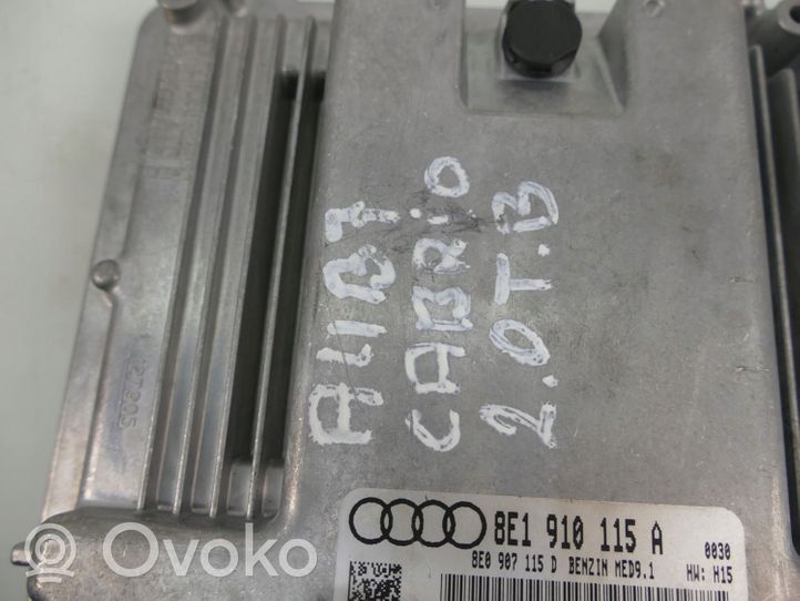 Audi A4 S4 B7 8E 8H Moottorin ohjainlaite/moduuli 8E1910115A