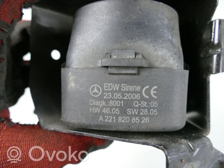 Mercedes-Benz S W221 Allarme antifurto A2215400373