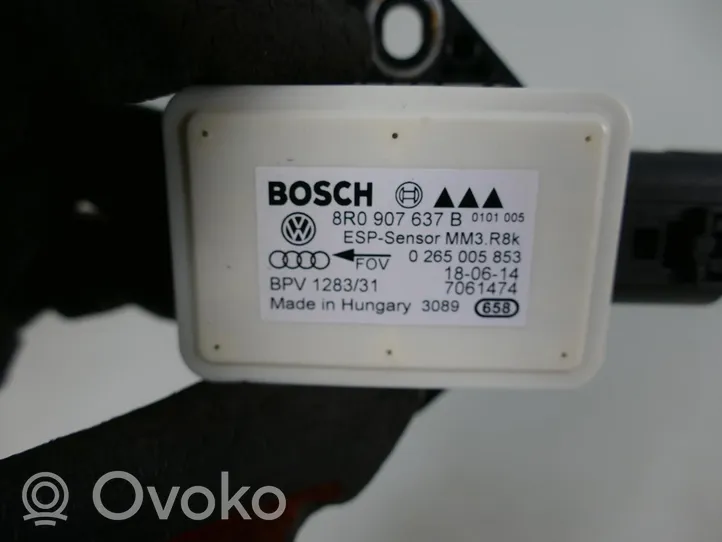 Audi A5 Sportback 8TA Czujnik przyspieszenia ESP 8R0907637B