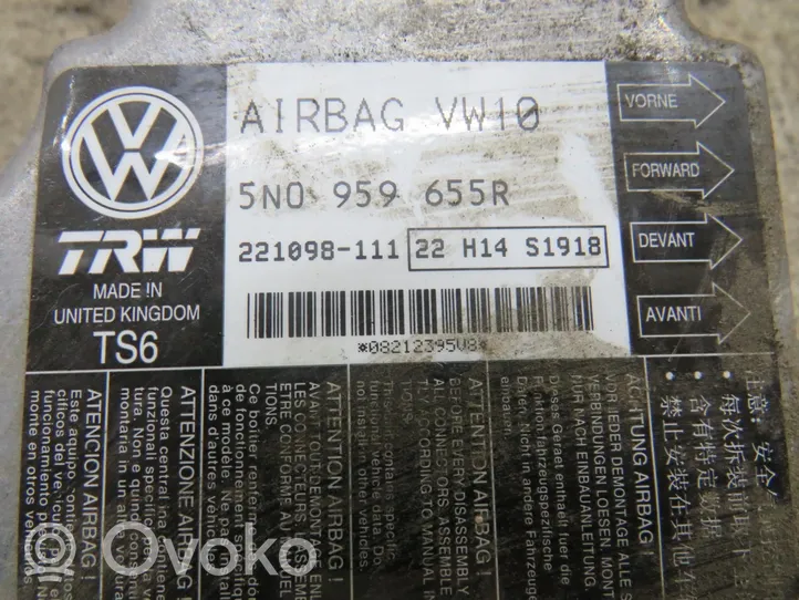 Volkswagen PASSAT B7 Sterownik / Moduł Airbag 5N0959655R