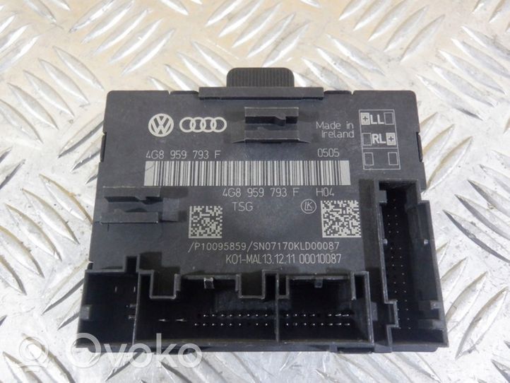 Audi A7 S7 4G Oven ohjainlaite/moduuli 4g8959793f