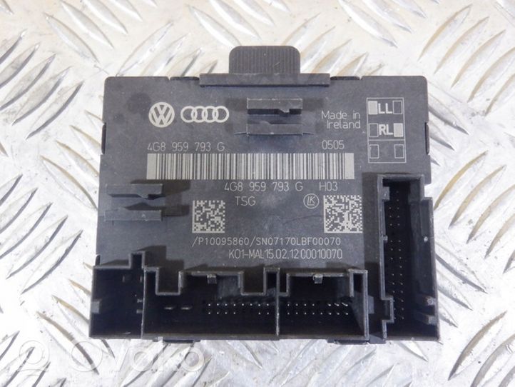 Audi A7 S7 4G Unité de commande module de porte 4G8959793G