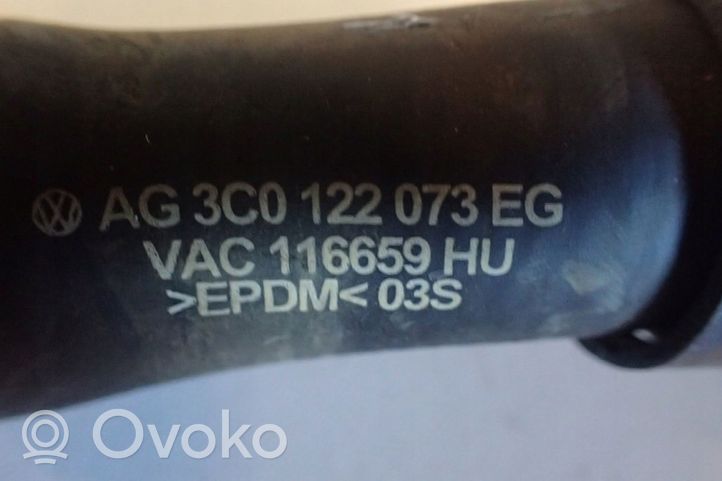 Volkswagen PASSAT CC Tubo flessibile del liquido di raffreddamento del motore 3C0122073EG