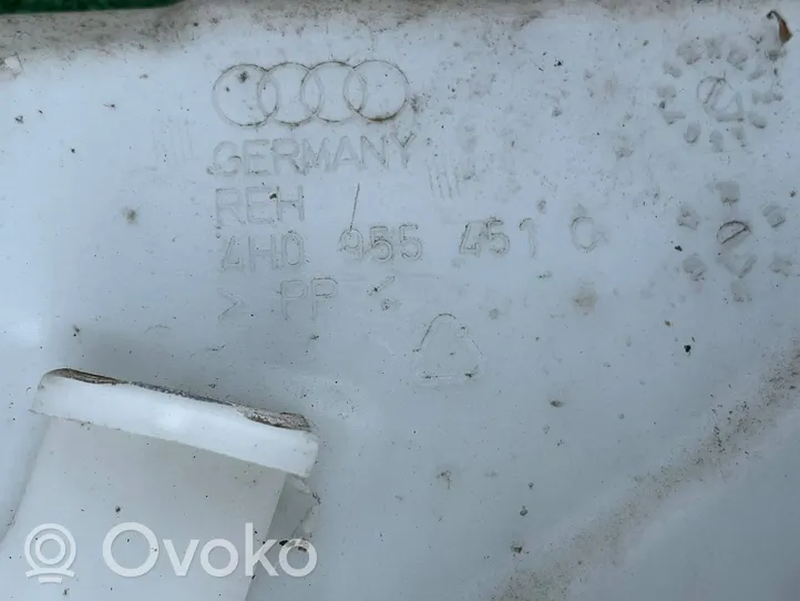Audi A8 S8 D4 4H Windshield washer fluid reservoir/tank 4H0955451C
