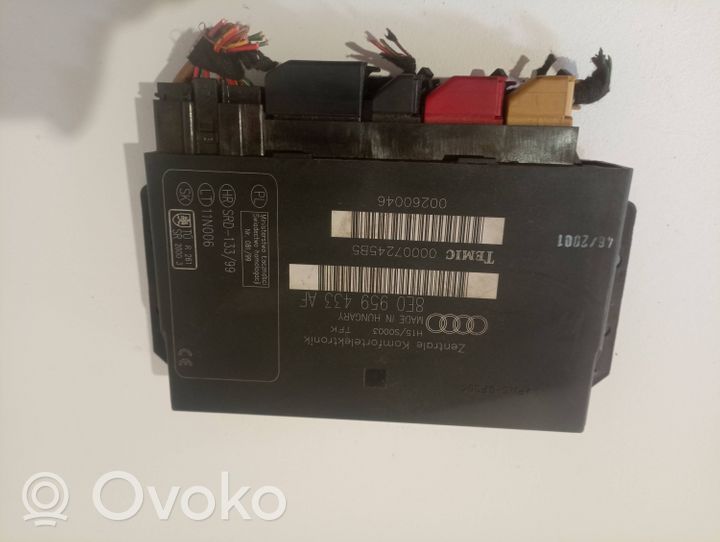 Audi A4 S4 B6 8E 8H Módulo de confort/conveniencia 8E0959433AF