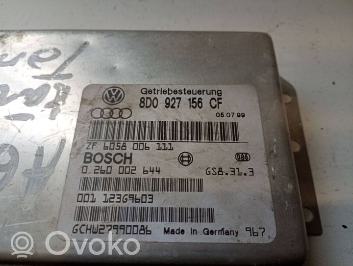 Audi A4 S4 B5 8D Variklio valdymo blokas 8D0927156CF