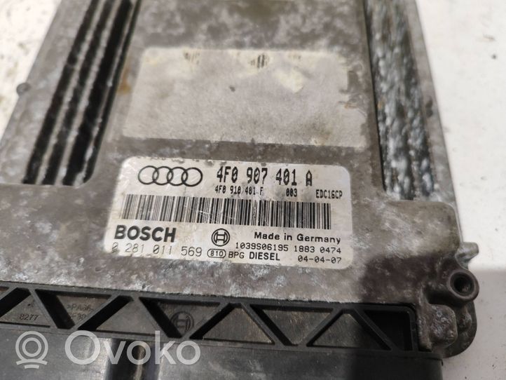 Audi A6 S6 C6 4F Vadības bloks 4F0907401A