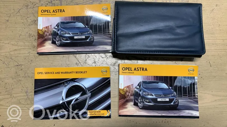 Opel Astra J Owners service history hand book 