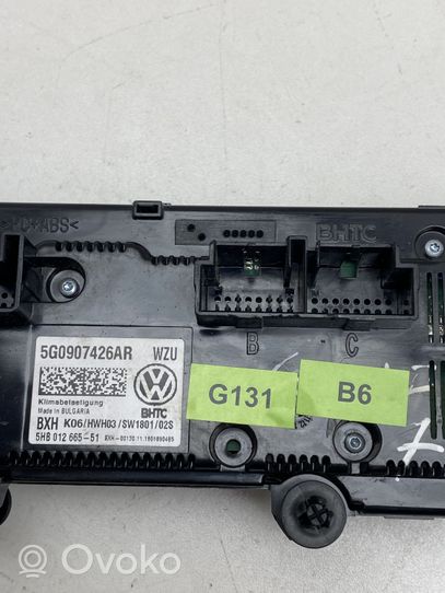 Volkswagen Golf VIII Ilmastoinnin ohjainlaite 5G0907426AR