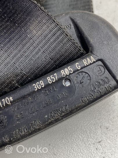 Volkswagen PASSAT B6 Cintura di sicurezza posteriore 3G9857805G