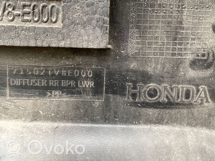 Honda Civic IX Moulure inférieure de pare-chocs arrière 71502TV8E000