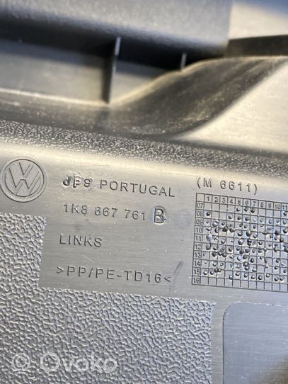 Volkswagen Scirocco Staffa di montaggio copertura ripiano portaoggetti 1K8867761B