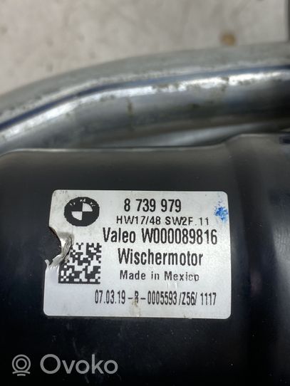 BMW X5 G05 Mechanizm i silniczek wycieraczek szyby przedniej / czołowej 8739979