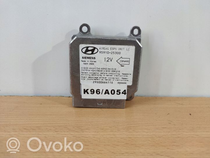 Hyundai Accent Airbag control unit/module 9591025300