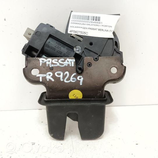 Volkswagen PASSAT B6 Blocco chiusura del portellone 4F5827505C