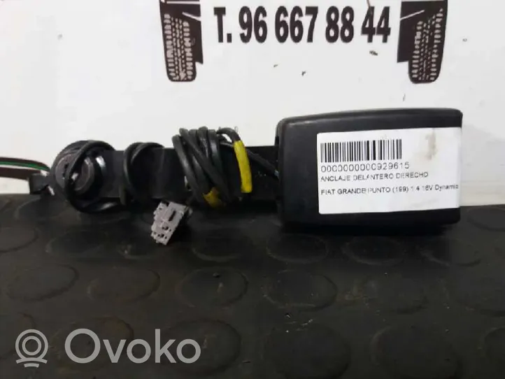 Fiat Grande Punto Klamra przedniego pasa bezpieczeństwa 184669080