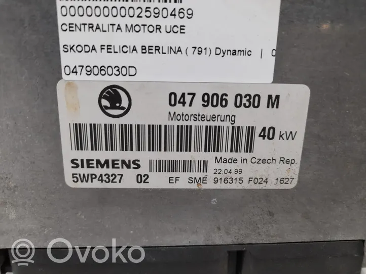 Skoda Felicia I Calculateur moteur ECU 047906030M