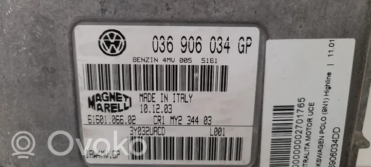 Volkswagen Polo Variklio valdymo blokas 036906034GP