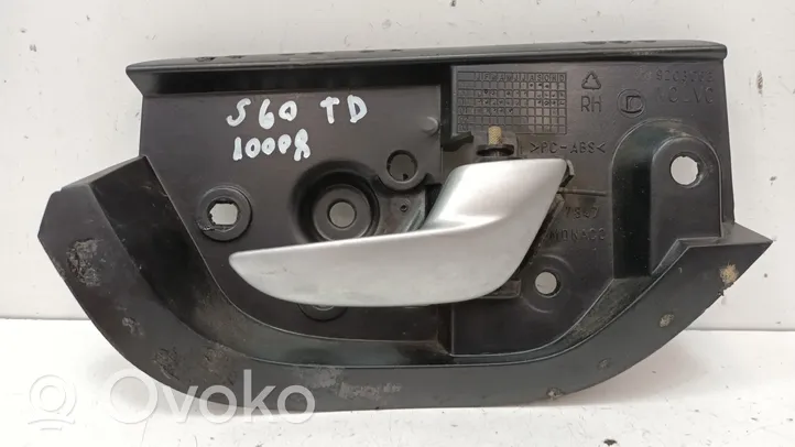 Volvo S60 Rear door interior handle 9203066