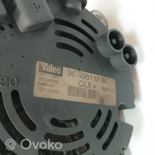 Opel Corsa C Generator/alternator 9649611780