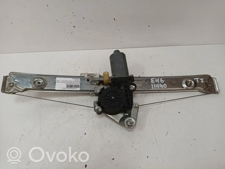 Peugeot 307 Rear door window regulator with motor 676283620660